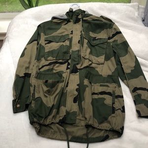 Camo long jacket